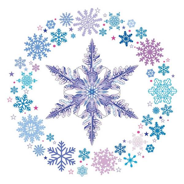 雪花环和冰晶