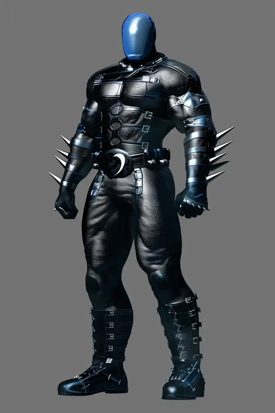 Gothic Antihero in Armor Midjourney提示词