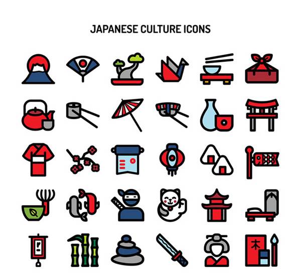 日本文化图标