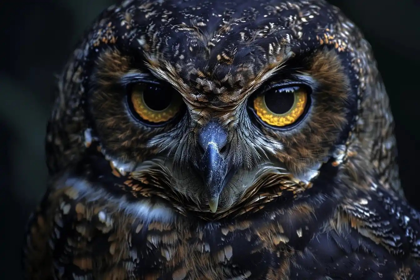 Ultra Realistic Owl Portrait Midjourney提示词