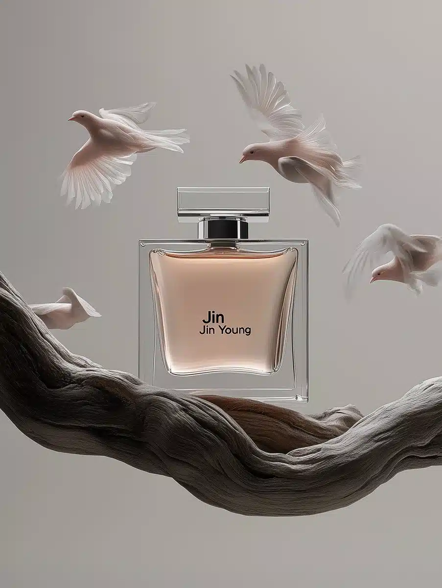 Minimalist Perfume Display Midjourney提示词