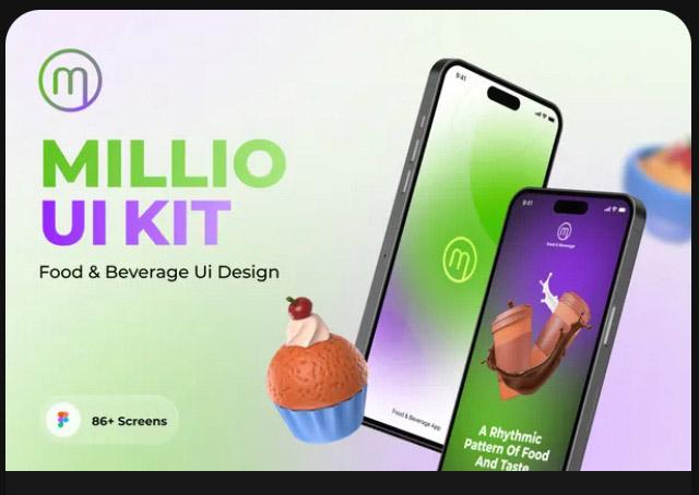 MILLIO_Food & Beverage App UI Kits