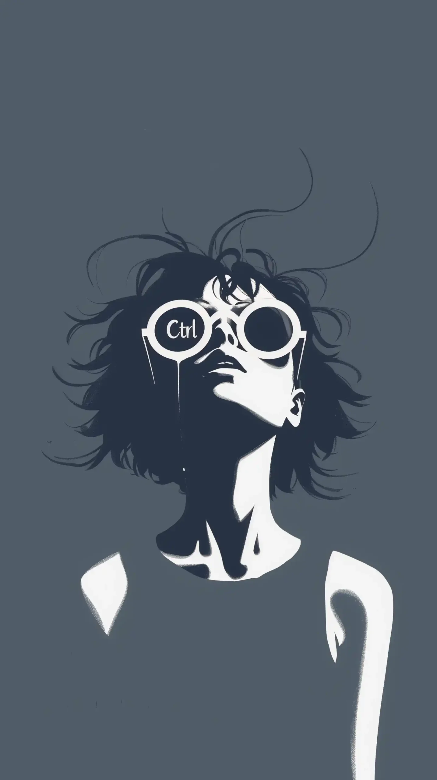 Minimalist Glasses Ctrl Midjourney提示词