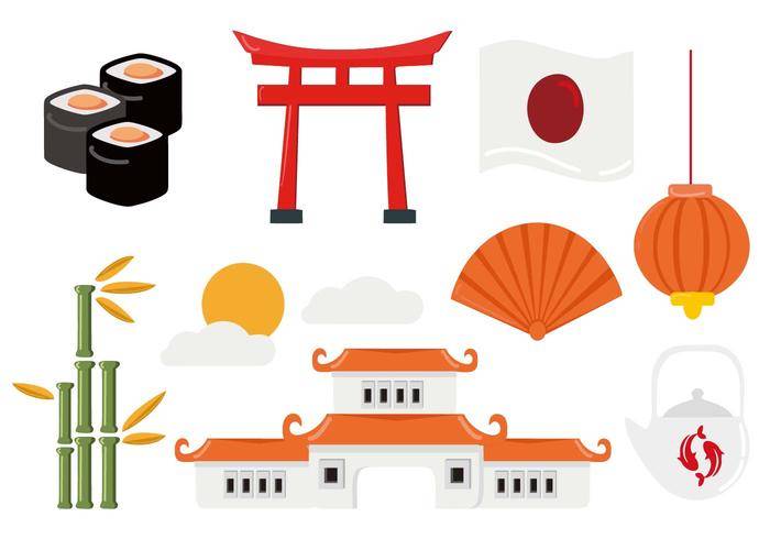 免费日本旅游矢量
