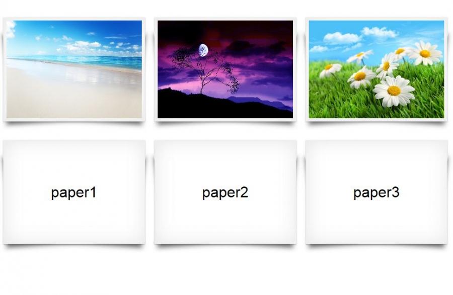 CSS3+Pseudo-Classes模拟卡片翘边阴影效果