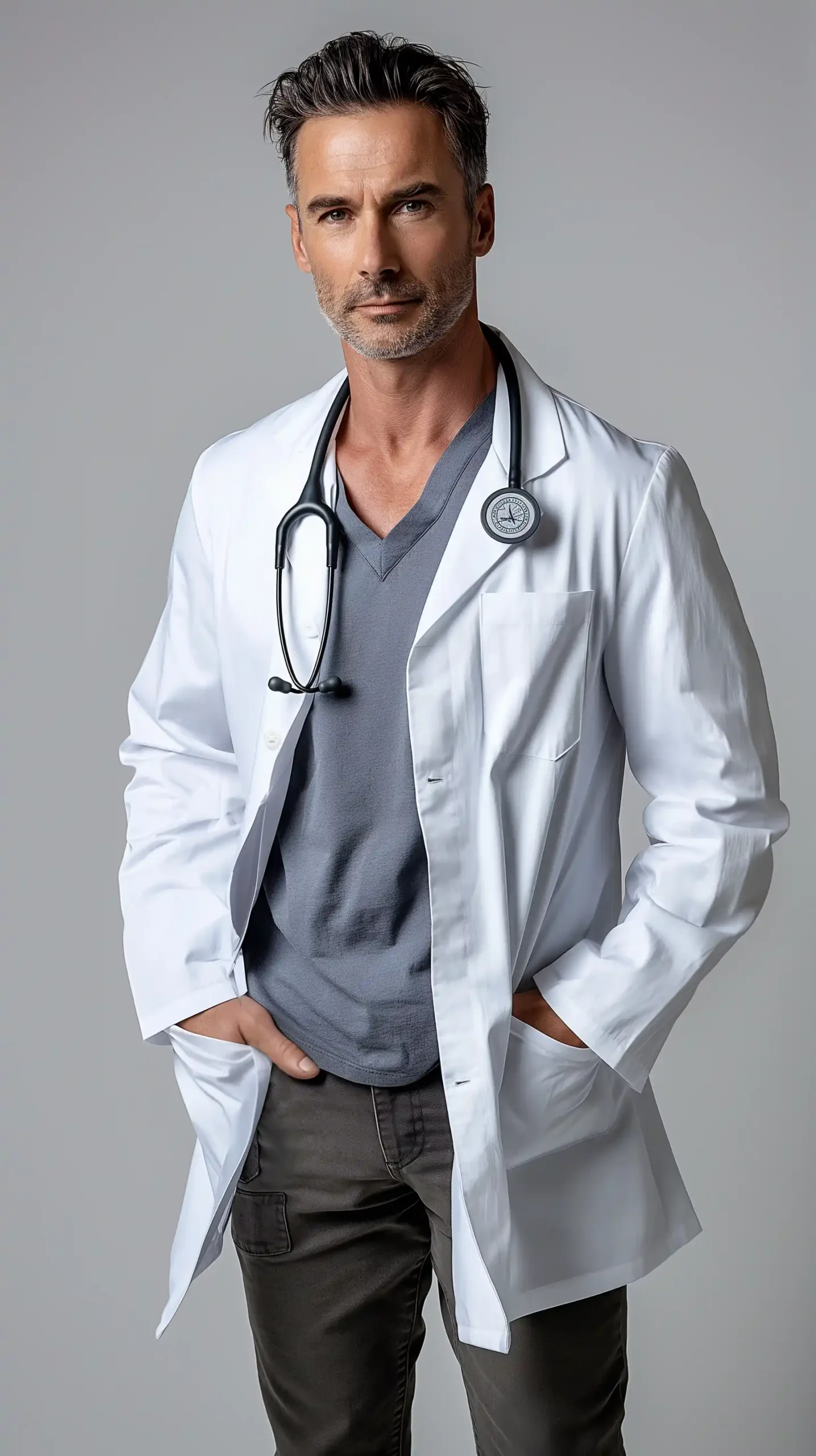 Professional Doctor Portrait Midjourney提示词