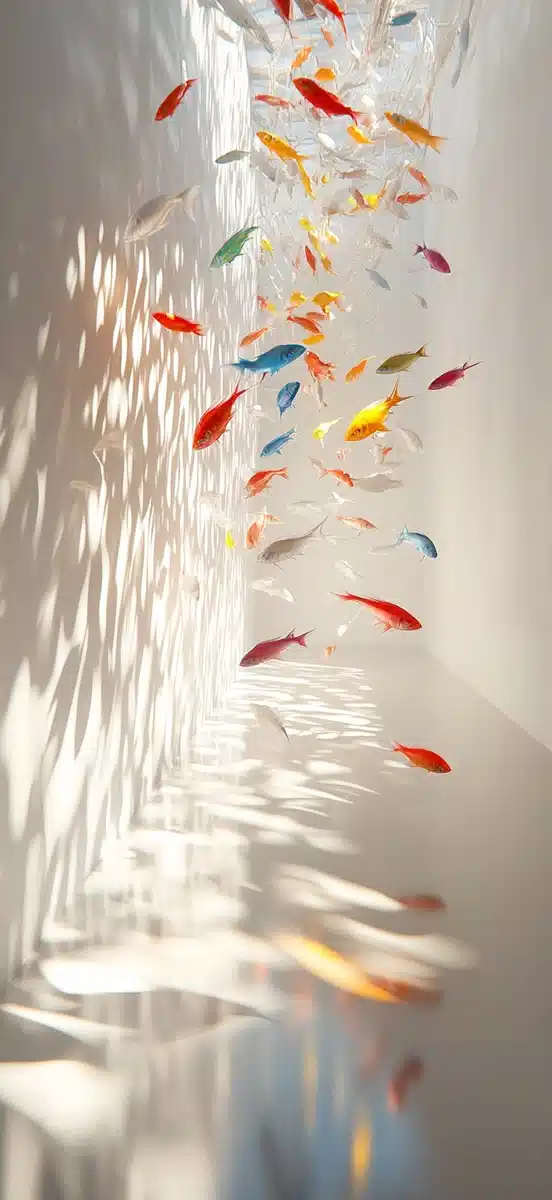 Hyper-Realistic Fish Sculpture Midjourney提示词