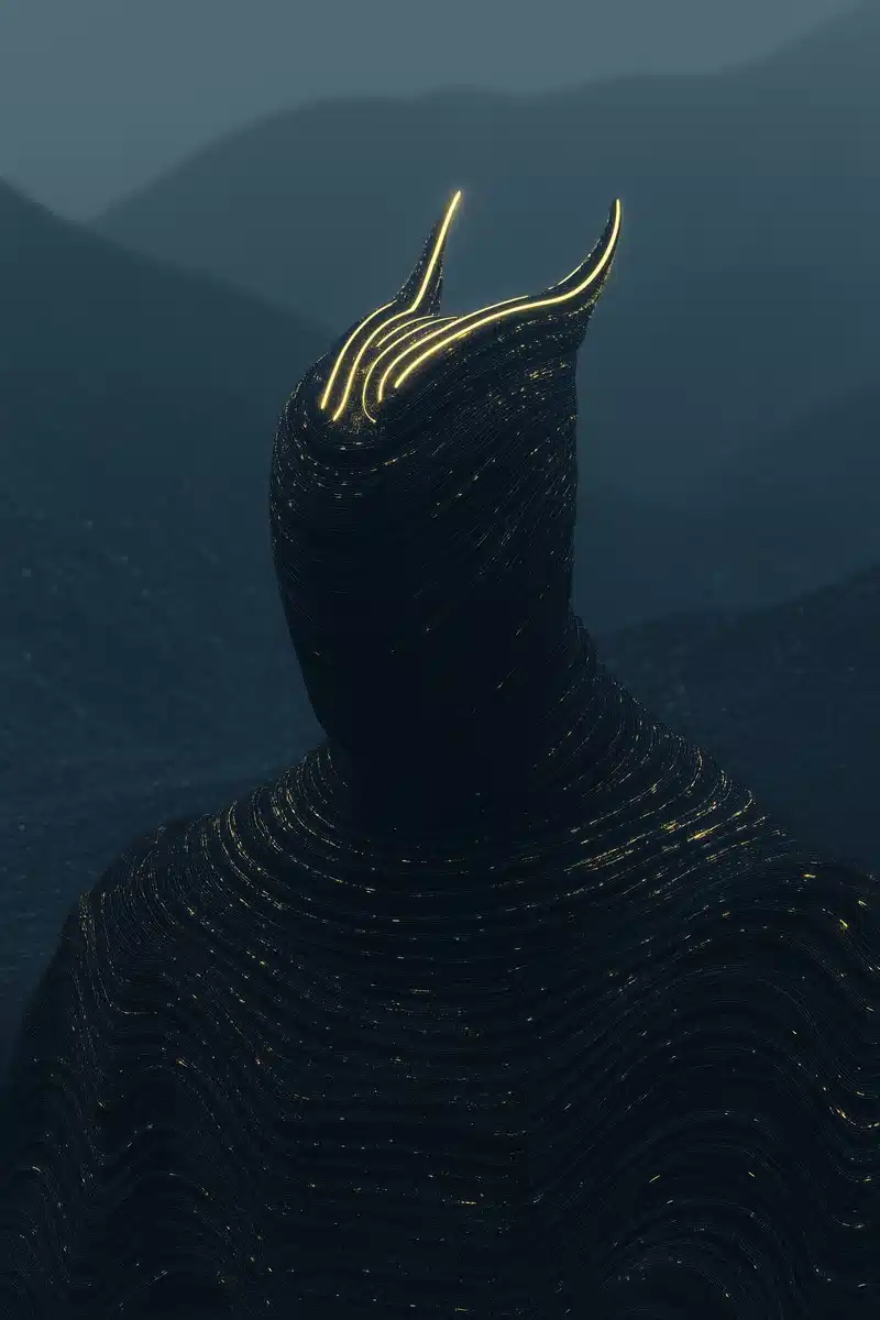 Mysterious King Portrait Midjourney提示词