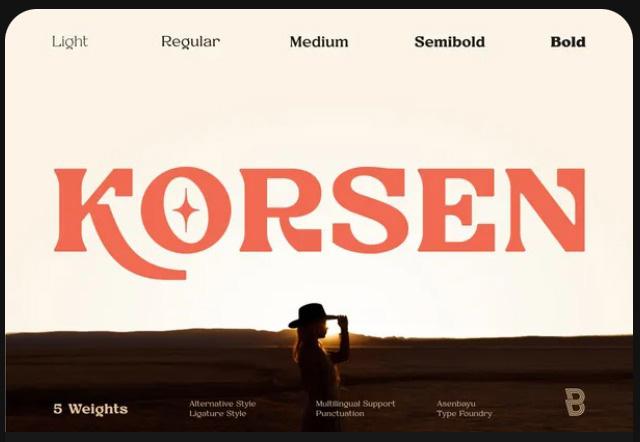Korsen Fonts Family