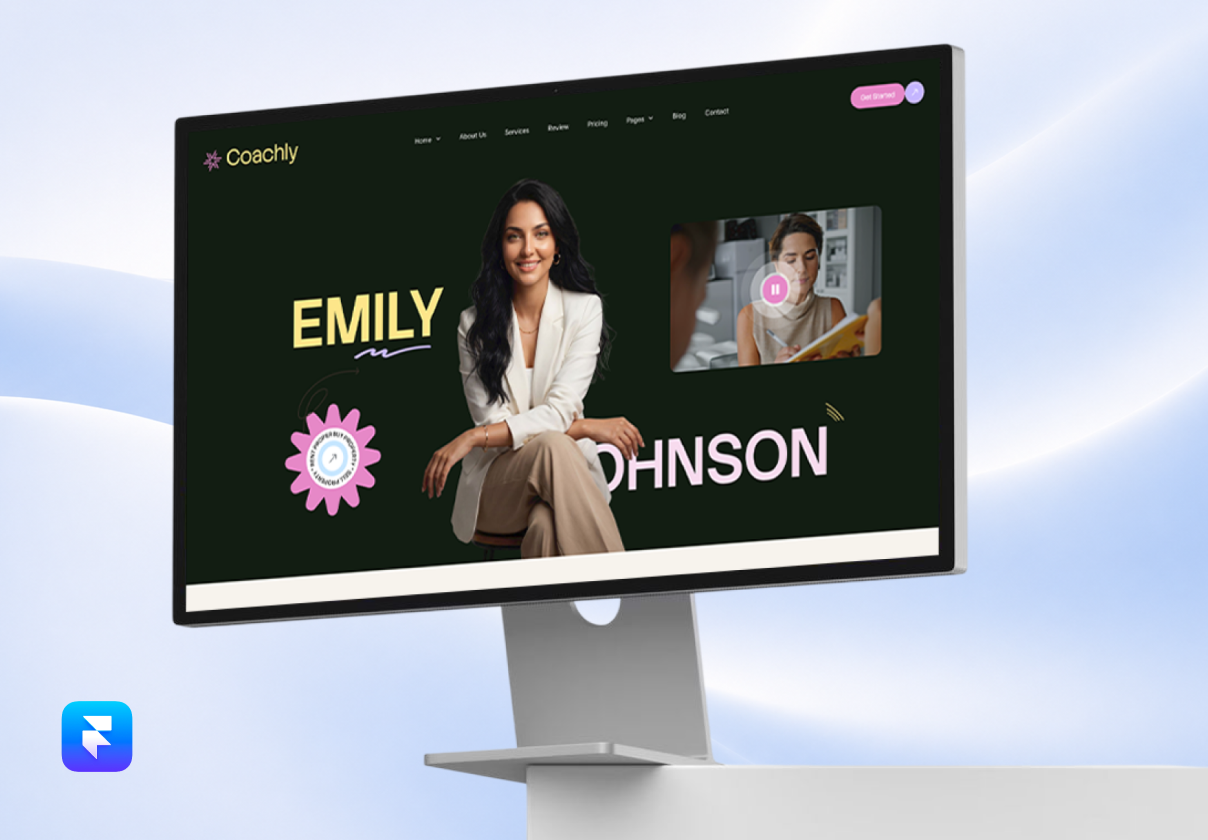人生教练Framer模板（Coachly），Coachly - Life Coaching Framer Template