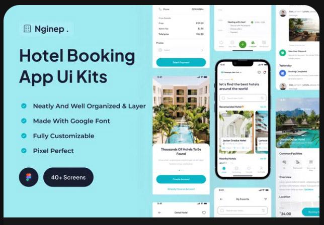 Nginep - Hotel Booking App Ui Kits