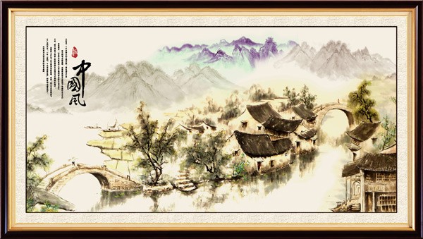 山水画中堂画