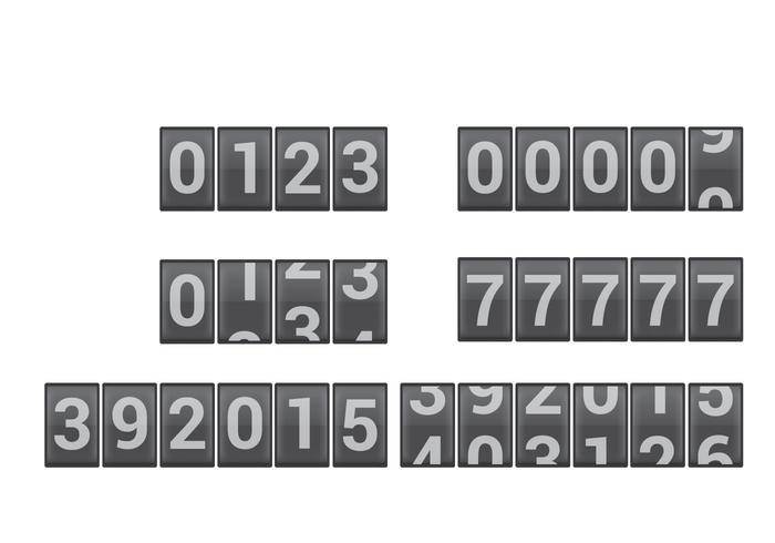 数字计数器向量