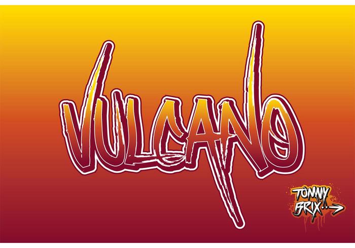 VULCANO涂鸦矢量 - 设计汤米白利糖度