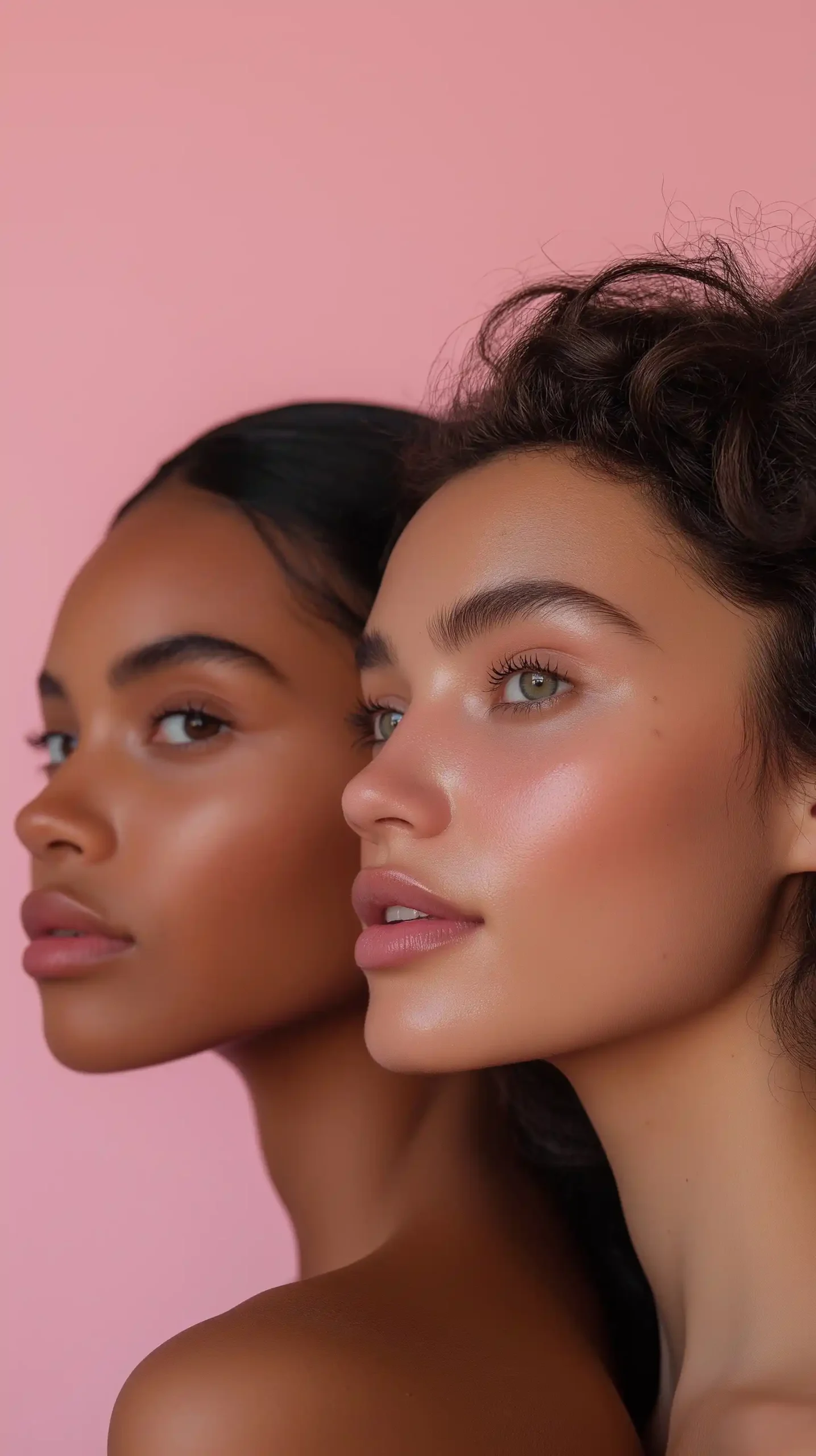 Glowing Skin Models Portrait Midjourney提示词