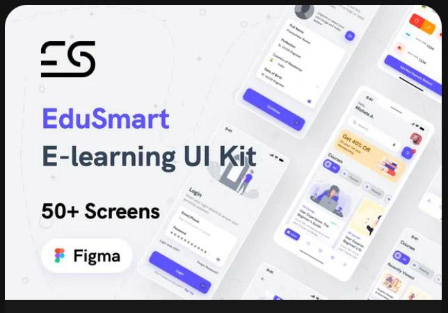 EduSmart E-learning UI Kit
