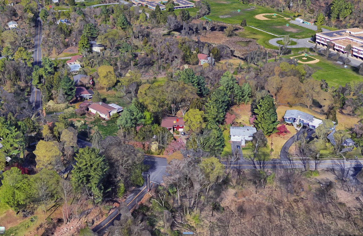 Aerial Suburban Landscape: Houses, Trees & Fields Nano Banana提示词