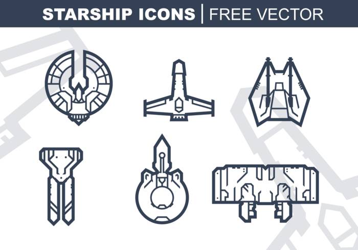 Starship图标免费矢量包