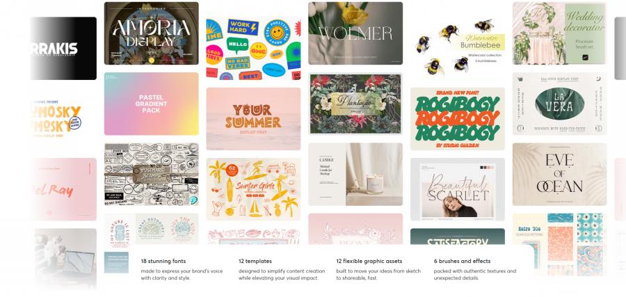 2025年的6月creativemarket.com网站分享价值高达 1000 美元的素材资源打包下载
