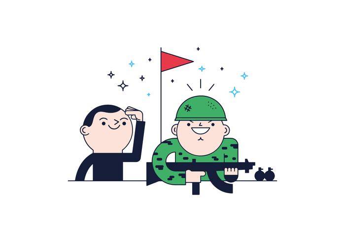 免费的士兵矢量