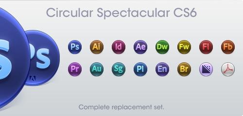 Circular&nbsp;Spectacular&nbsp;CS6&nbsp;全套圆形图标分享