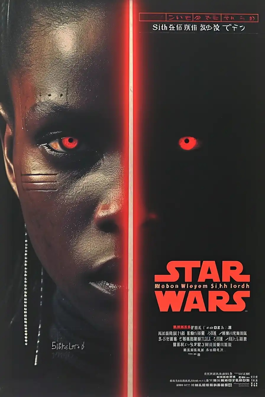 Sith Lord Retro Grindhouse Midjourney提示词