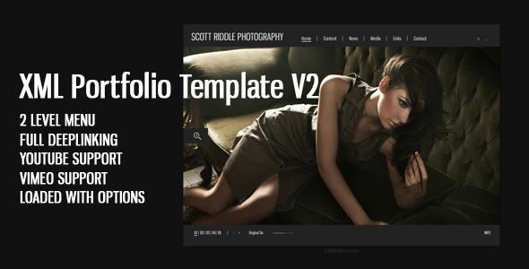 Portfolio Template V2 Flash网站源码模版