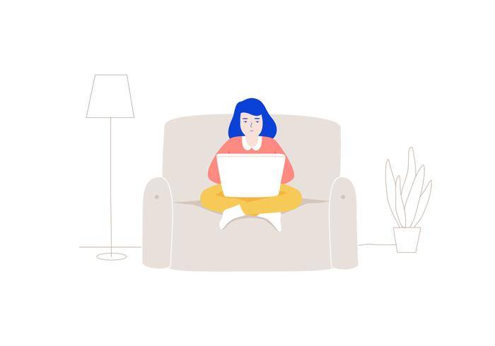 矢量女人插图
