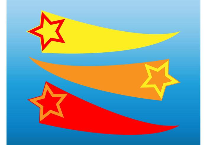 五颜六色的星向量