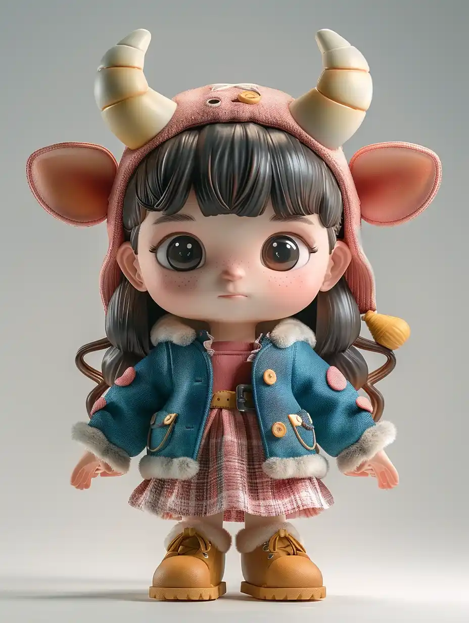 Princess Horned Blind Box Midjourney提示词