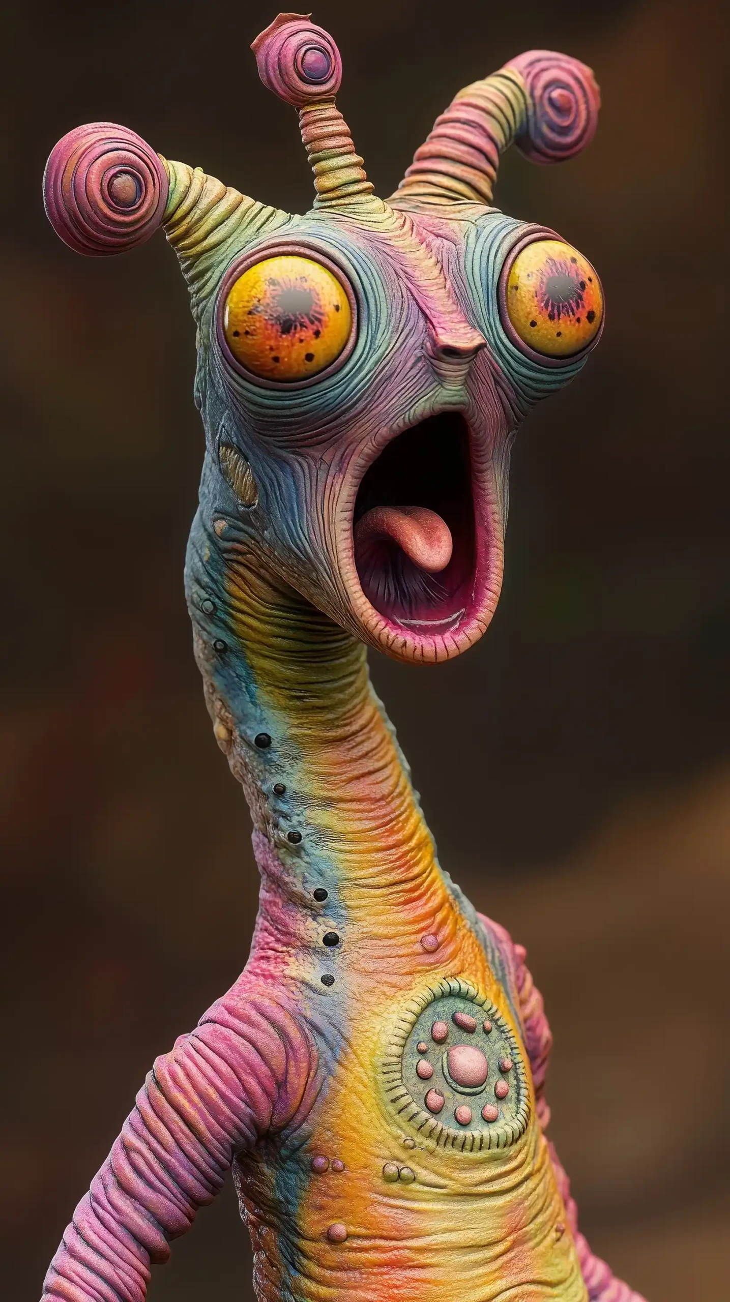 Bizarre Alien Organism Design Midjourney提示词