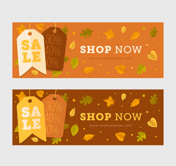 秋季促销banner