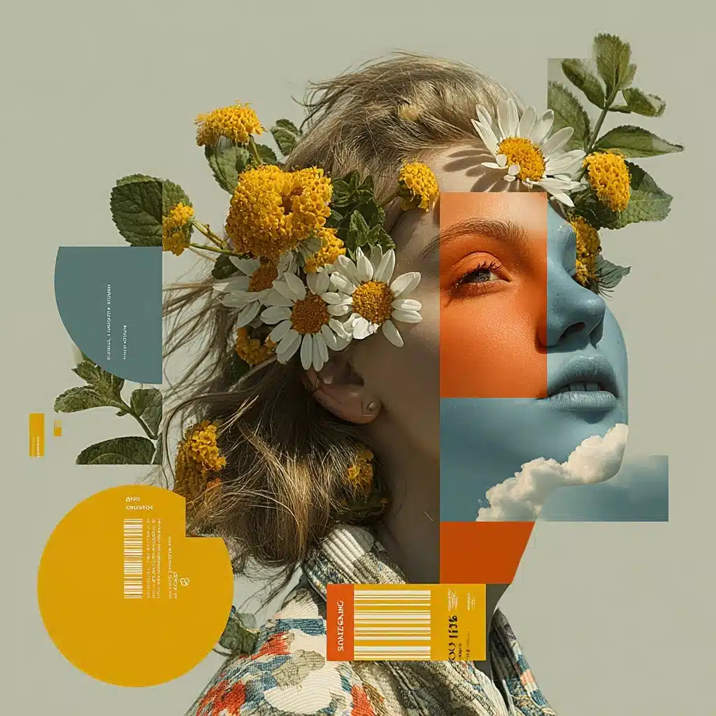 Botanical Beauty Label Design Midjourney提示词