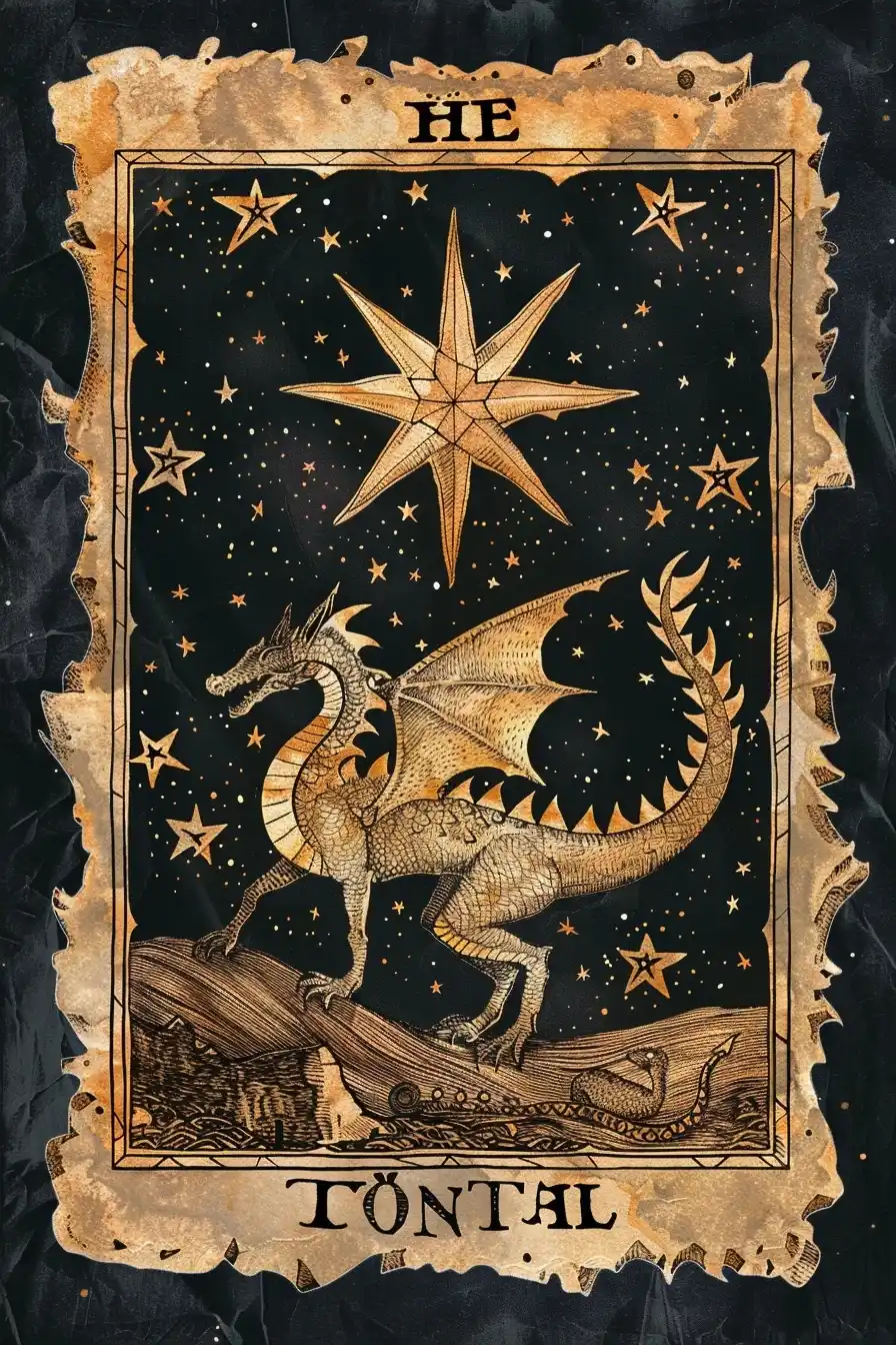 Dragon Star Duo Midjourney提示词