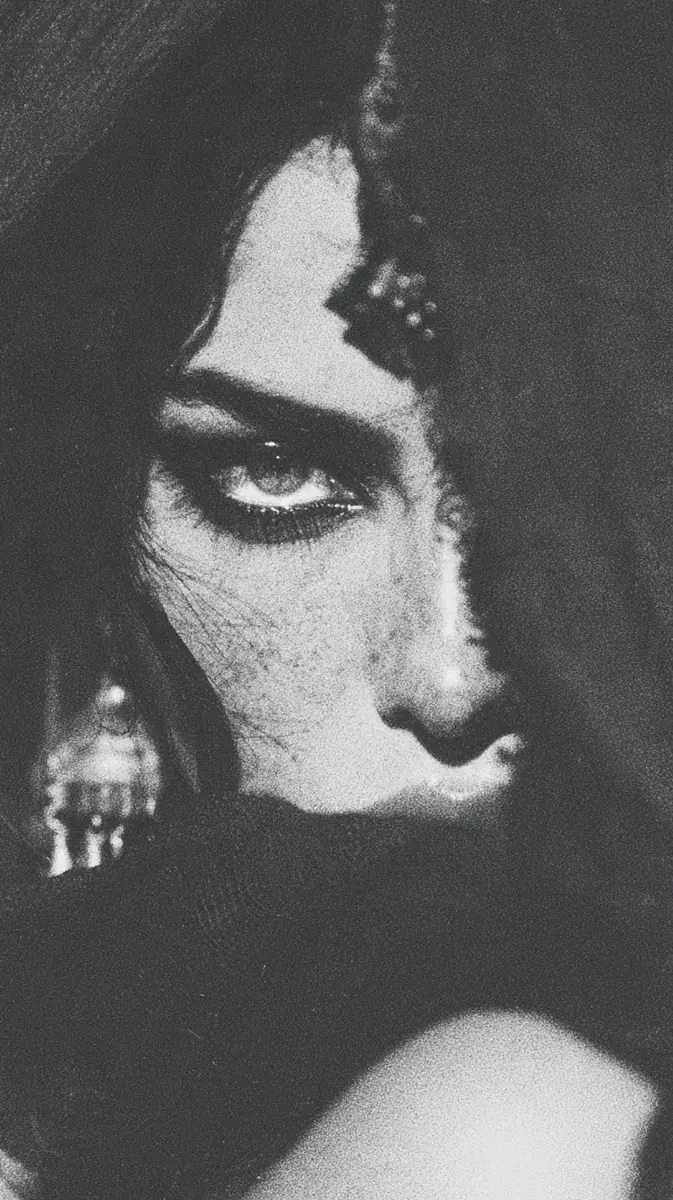 Arab Girl Portrait Midjourney提示词