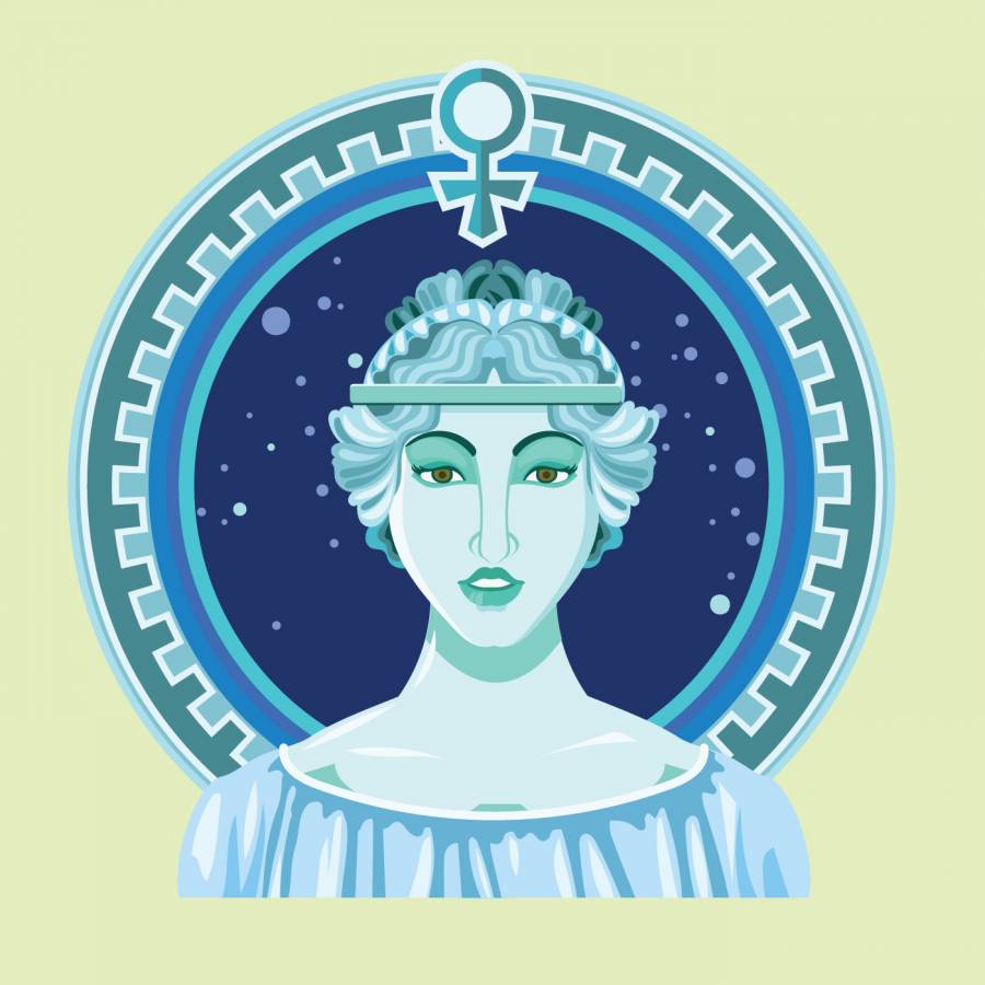 阿芙罗狄蒂的特写镜头例证