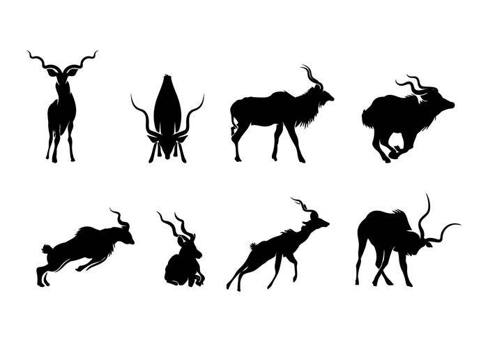KUDU SILHOUETTE矢量