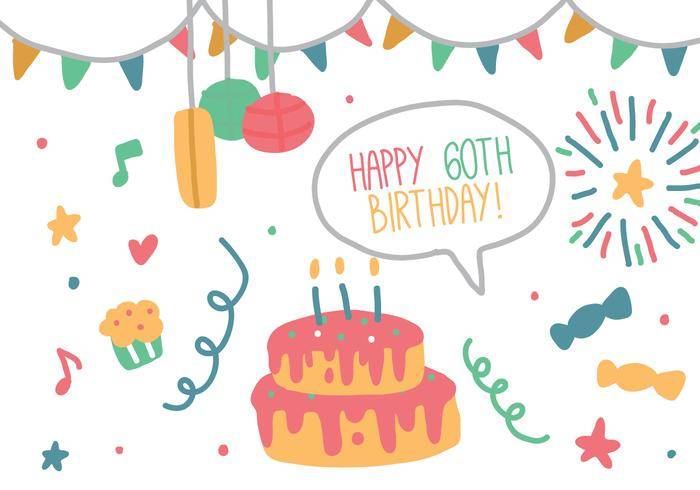 生日涂鸦