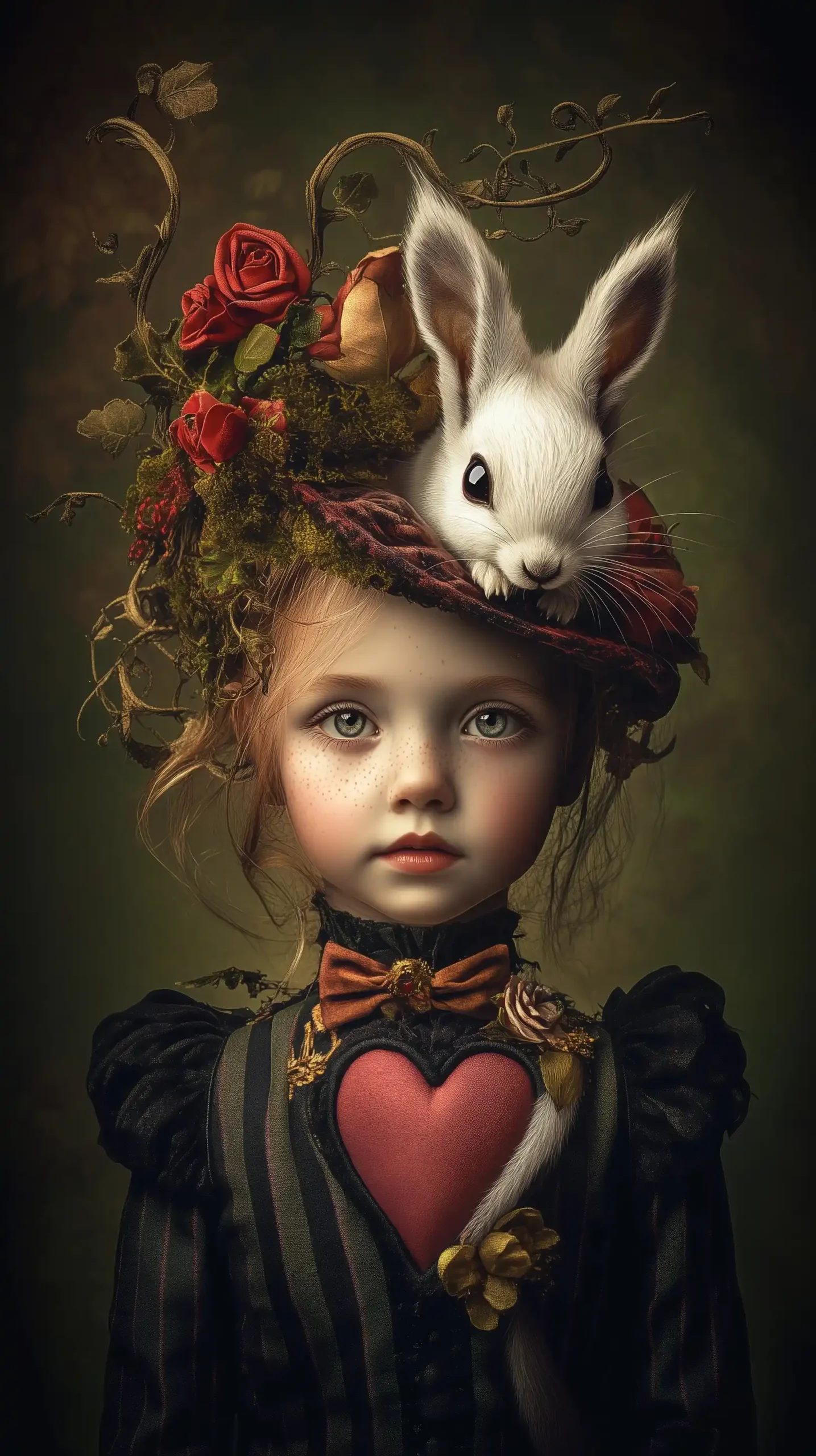 Photorealistic Child in Harlequin Midjourney提示词