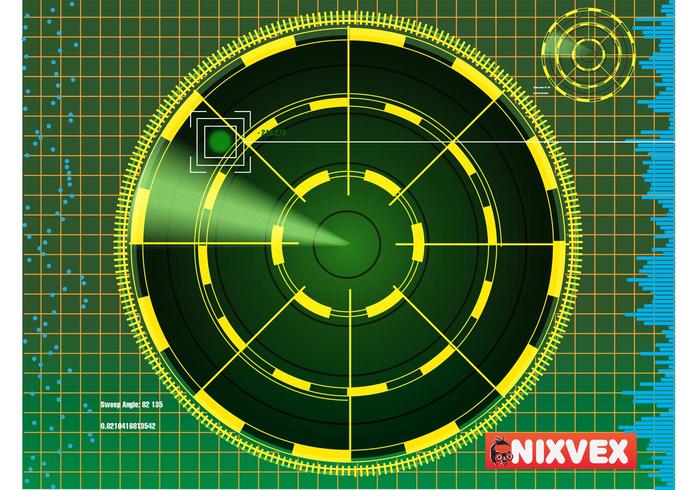 NixVex“雷达屏幕”免费矢量