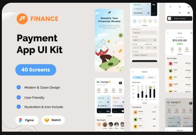 Payment App UI KIT Fintech