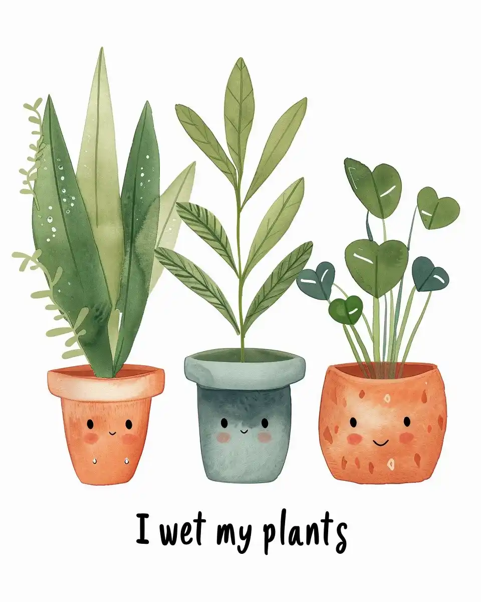 Cartoon Plant Nursery Poster Midjourney提示词
