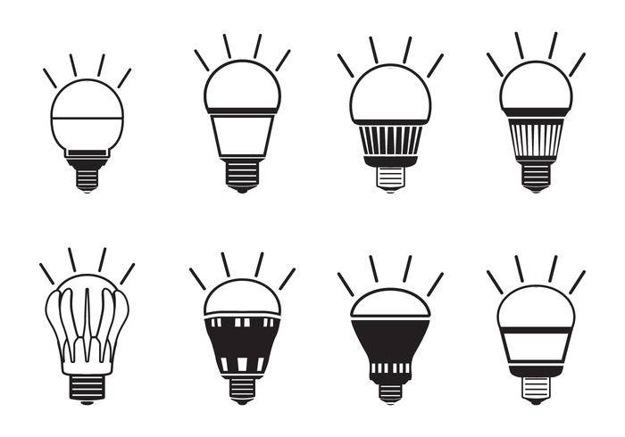 LED灯图标集
