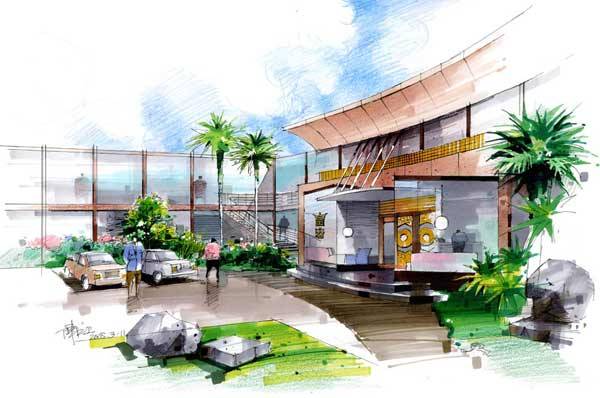 潘俊杰手绘室内效果图2