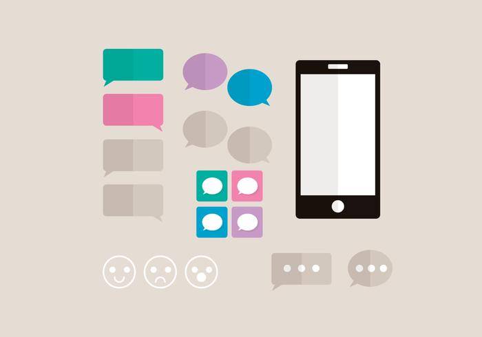 iMessage矢量元素