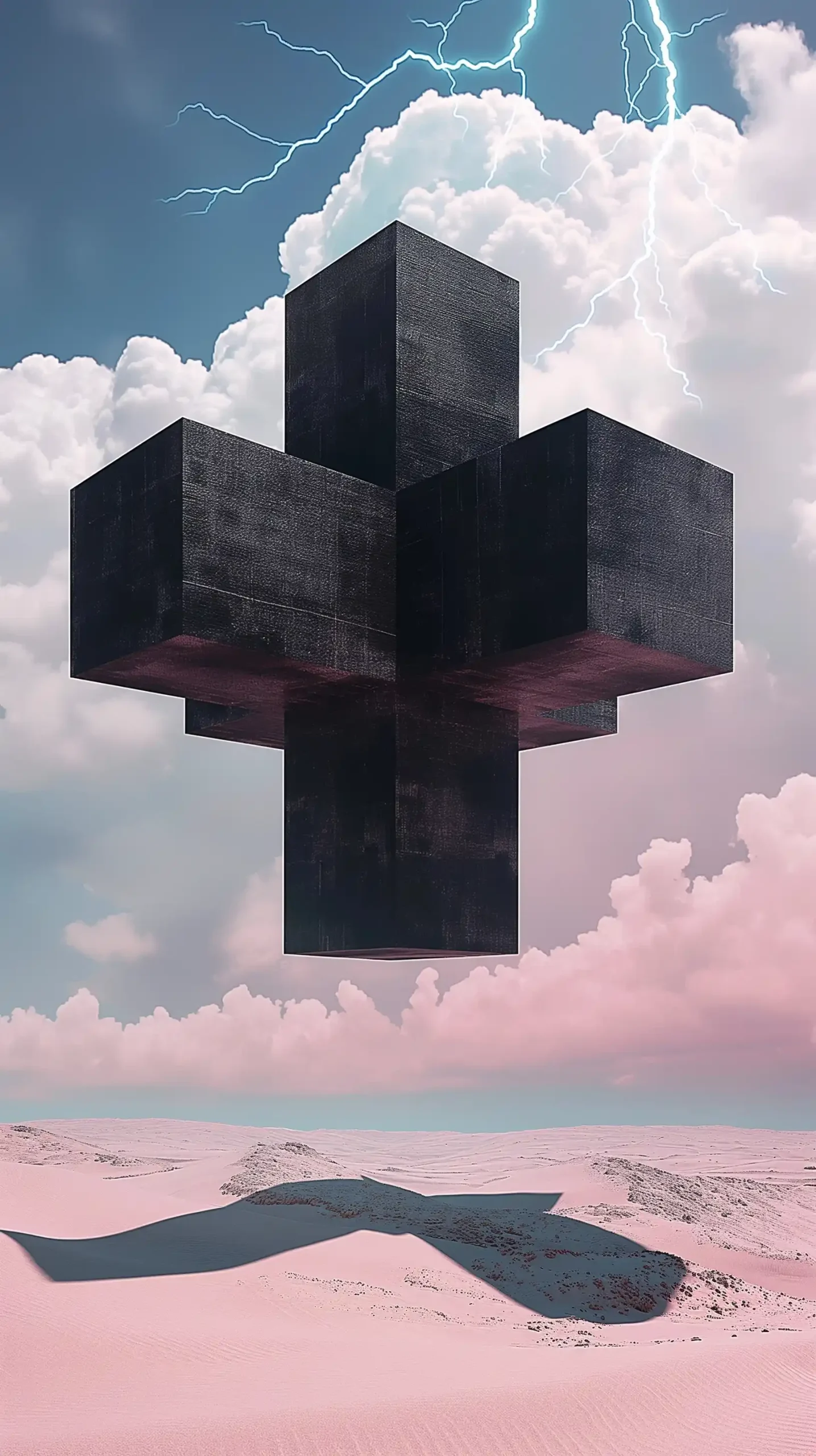 Quantum Crucifixion Collage Midjourney提示词