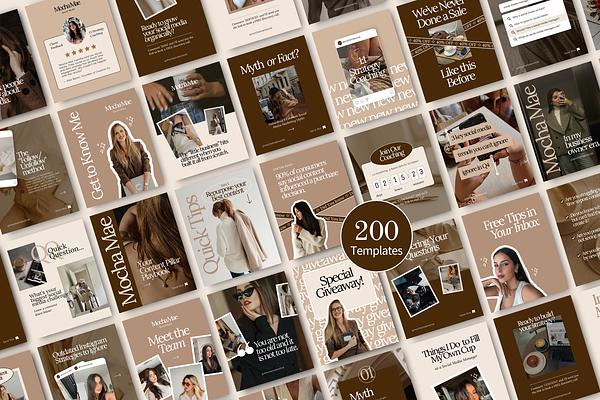Neutral Instagram Canva Templates