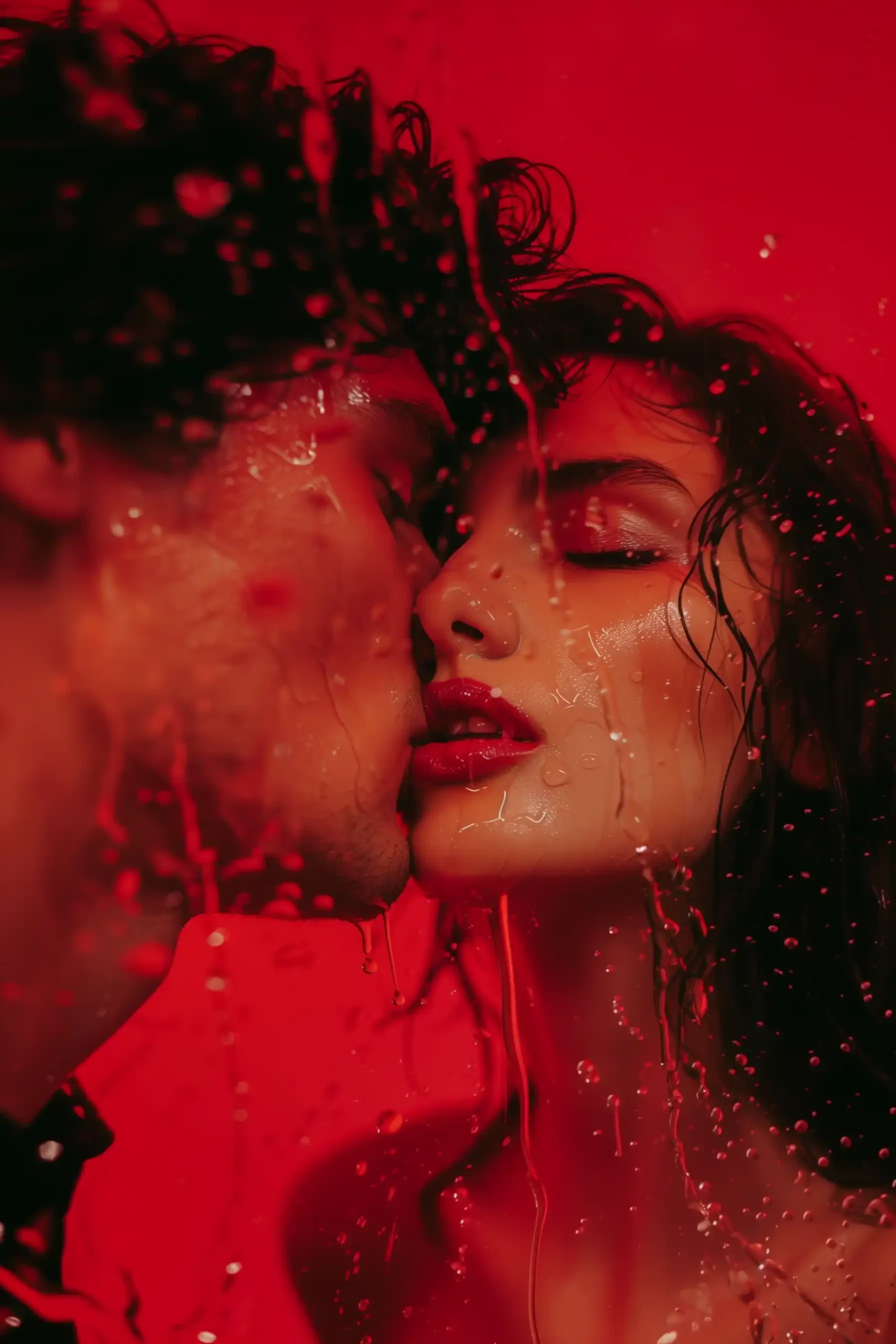 Passionate TikTok Kisses Midjourney提示词