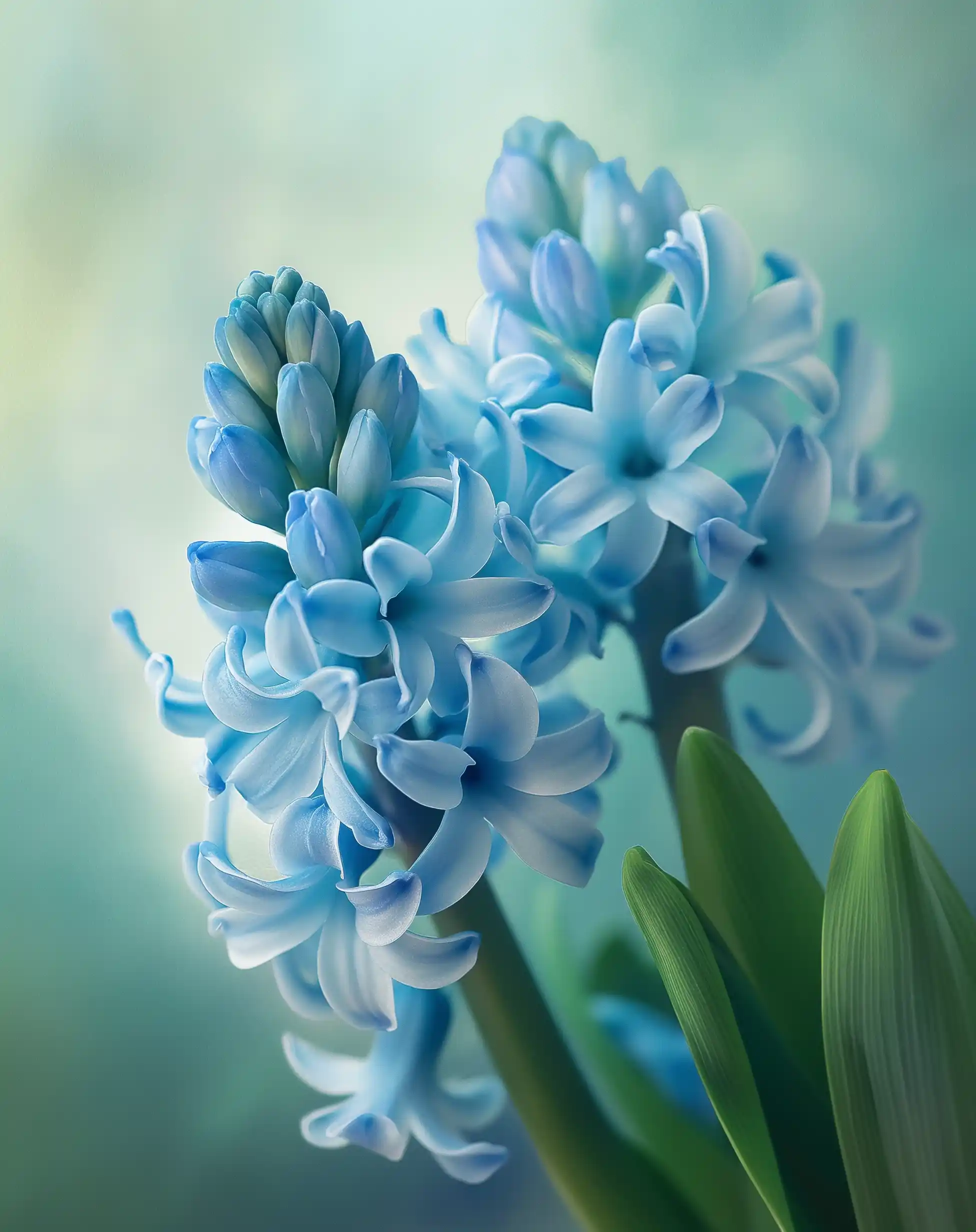 Photorealistic Hyacinth Close-Up Midjourney提示词