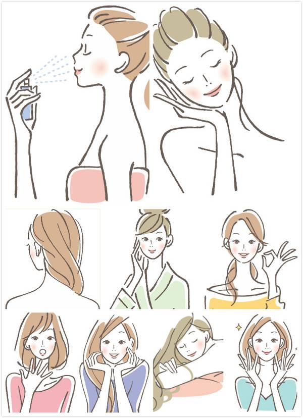 女性矢量素材